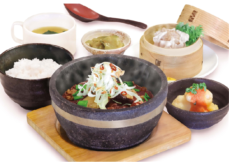 麻婆豆腐の中華膳